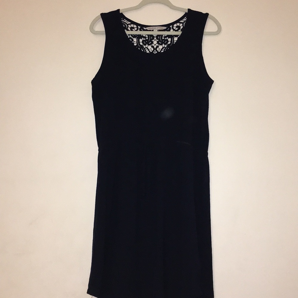 Navy blue mini dress